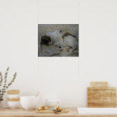 Poster Chat endormi (Cuisine)
