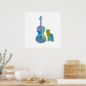 Poster Chat et alto (Cuisine)