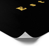 Poster Chat et broche (Coin)