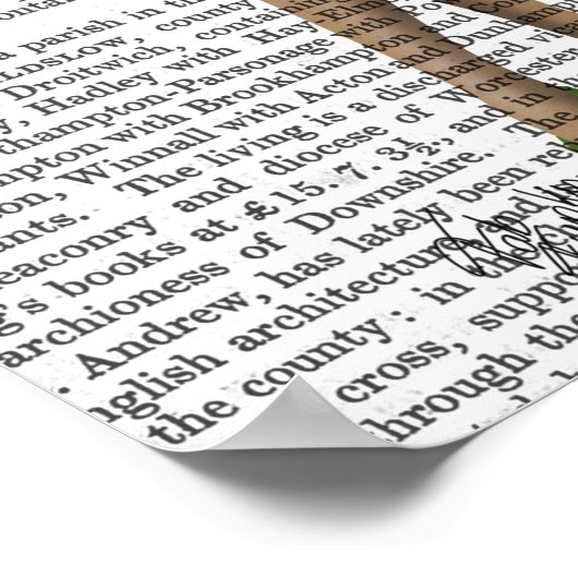 Poster Chat et caniche (Coin)