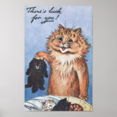 Poster Chat et chatons, Louis Wain (Devant)