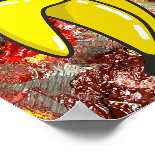 Poster Chat et les couleurs (Coin)