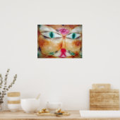 Poster Chat et oiseau, Paul Klee (Cuisine)