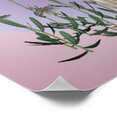 Poster Chat Et Papillon Siamois Personnalisé (Coin)