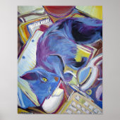 Poster Chat et souris (Devant)