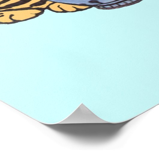 Poster chat et souris (Coin)