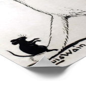 Poster Chat et Souris, Louis Wain (Coin)