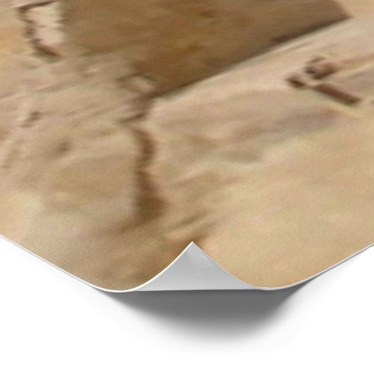 Poster Chat et Sphinx. (Coin)