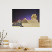 Poster Chat et Sphinx. (Cuisine)