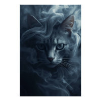 Chat Éthéré dans la Fumée et le Brouillard – Affic