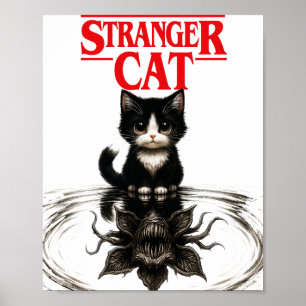 Poster chat étranger