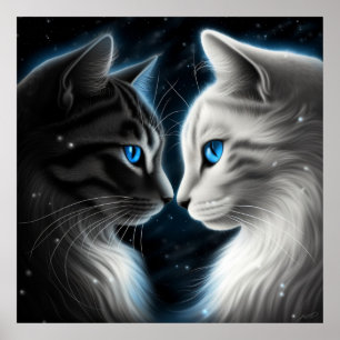 Poster Chat Face a Face