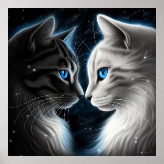 Poster Chat Face a Face (Devant)