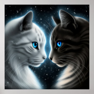 Poster Chat Face a Face