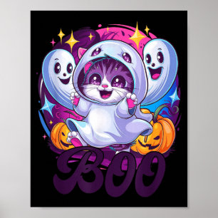 Poster Chat fantôme Boo