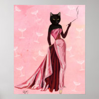 Chat flamand en rose