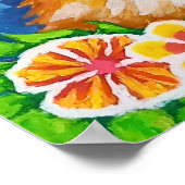Poster Chat Floral★ (Coin)