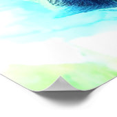 Poster Chat forestier norvégien dans la forêt | Art AI (Coin)