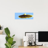 Poster Chat-fou tête de têtard (Bureau à domicile)