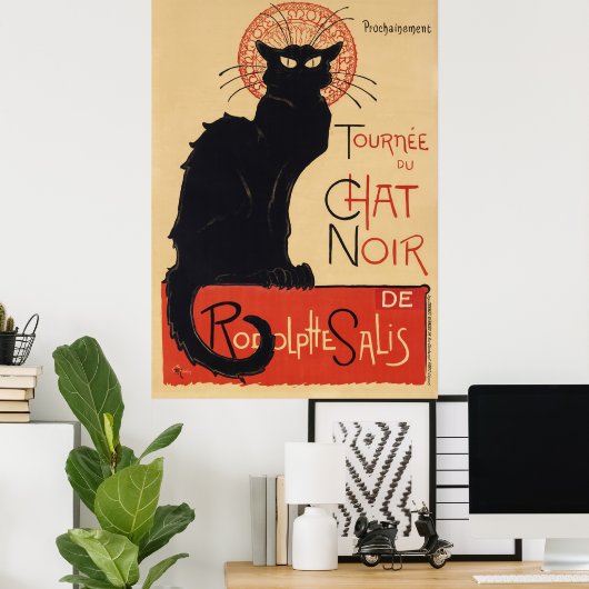 Poster Chat français (Bureau à domicile)