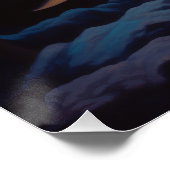 Poster Chat Gamer Retro | Jeu d'art Pixel 8 bits (Coin)