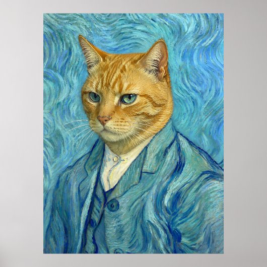 Poster Chat Gogh (Devant)