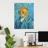 Poster Chat Gogh (Bureau à domicile)