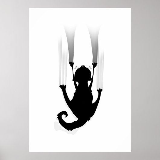 Poster Chat grimpe (Devant)