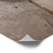 Poster Chat gris (Coin)