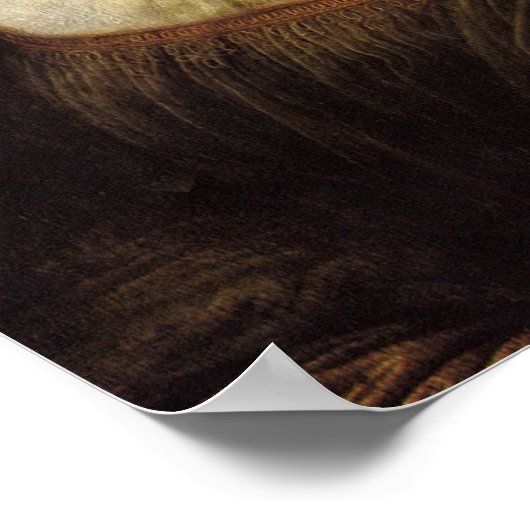 Poster Chat Grumpy Mona Lisa (Coin)