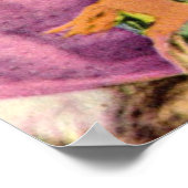 Poster chat habillé et aquarium (Coin)