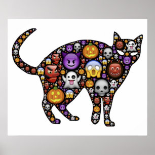 POSTER CHAT HALLOWEEN