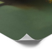 Poster Chat House Chat Horns Abstrait Witchy AI Art Matte (Coin)