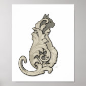 Poster Chat Illustre (Devant)