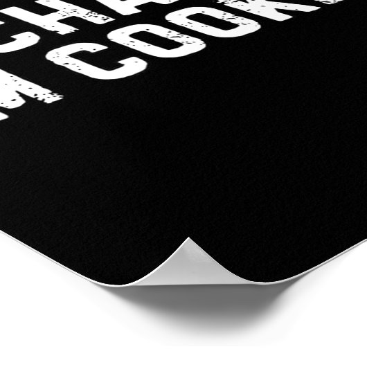 Poster Chat I'm Cooked Funny I'm Cooked Meme Humor  (Coin)