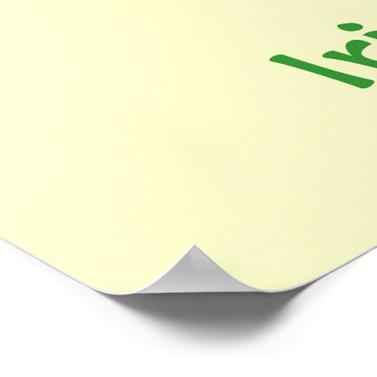 Poster Chat irlandais (Coin)