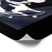 Poster Chat Is This Real Skateboarding Cow Funny Meme  (Coin)