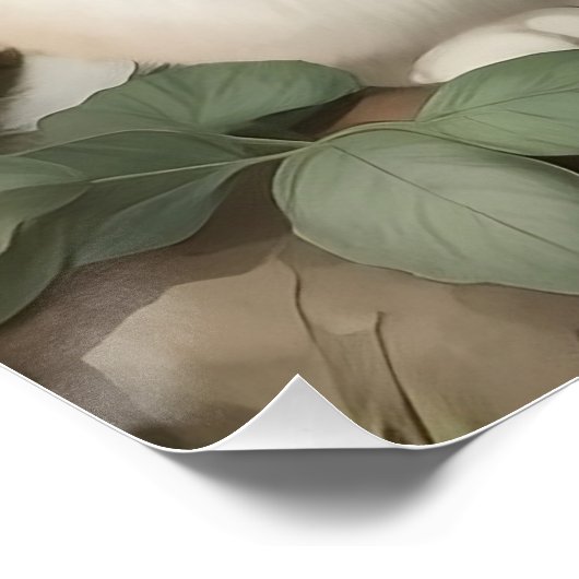 Poster Chat japonais Bobtail (Coin)