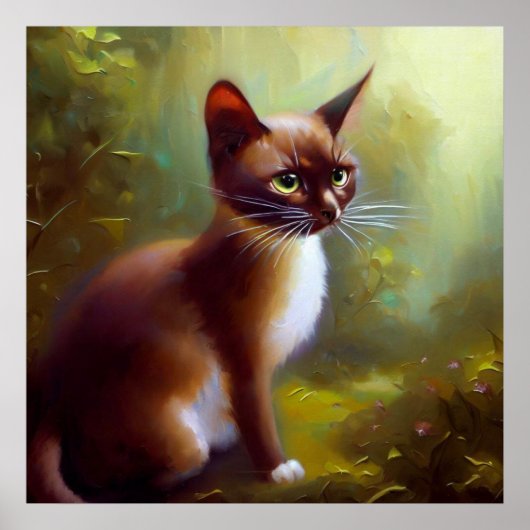 Poster Chat javanais (Devant)