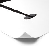 Poster Chat Jouer Piano (Coin)