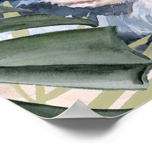 Poster Chat Jungle - Tigre (Coin)