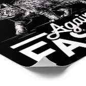 Poster Chat Ladies Against Fascism Fière Feminist (Coin)