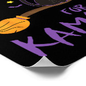 Poster Chat Ladies For Kamala Funny Chat 2024 Président K (Coin)