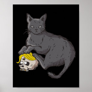 Poster Chat Ladies For Kamala Harris 2024 Horreur Chat La