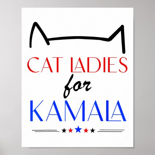 Poster Chat Ladies Pour Kamala (Devant)