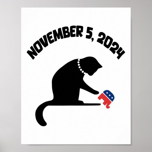 Poster Chat Ladies Pour Kamala Harris (Devant)