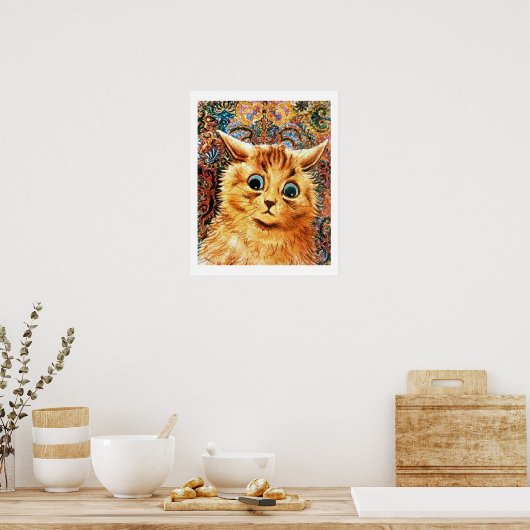 Poster Chat, Louis Wain (Cuisine)