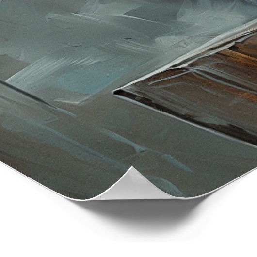 Poster chat Maine Coon (Coin)