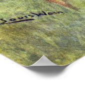 Poster Chat Marmalade aux yeux bleus (Coin)