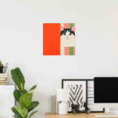 Poster Chat Mignon (Bureau à domicile)